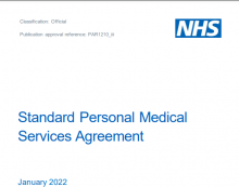 Standard Personal Medical Services Agreement